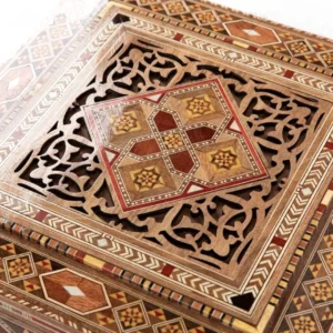 صندوق مجوهرات موزاييك دمشقي