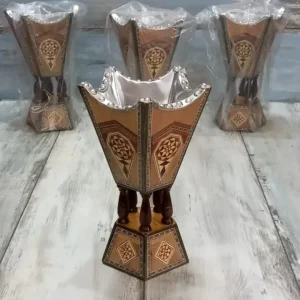 مبخرة موزاييك مطعّمة بخشب الورد والليمون في الكويت